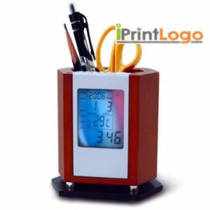 DESK PEN HOLDER CLOCK-IGT-3172
